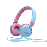 JBL Jr310 - Blue - Kids on-ear Headphones - Hero